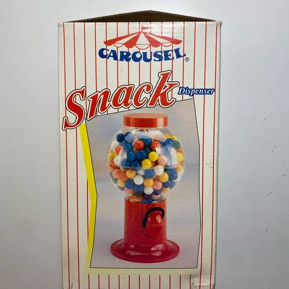 Carousel Blue Snack Dispenser In Original Box